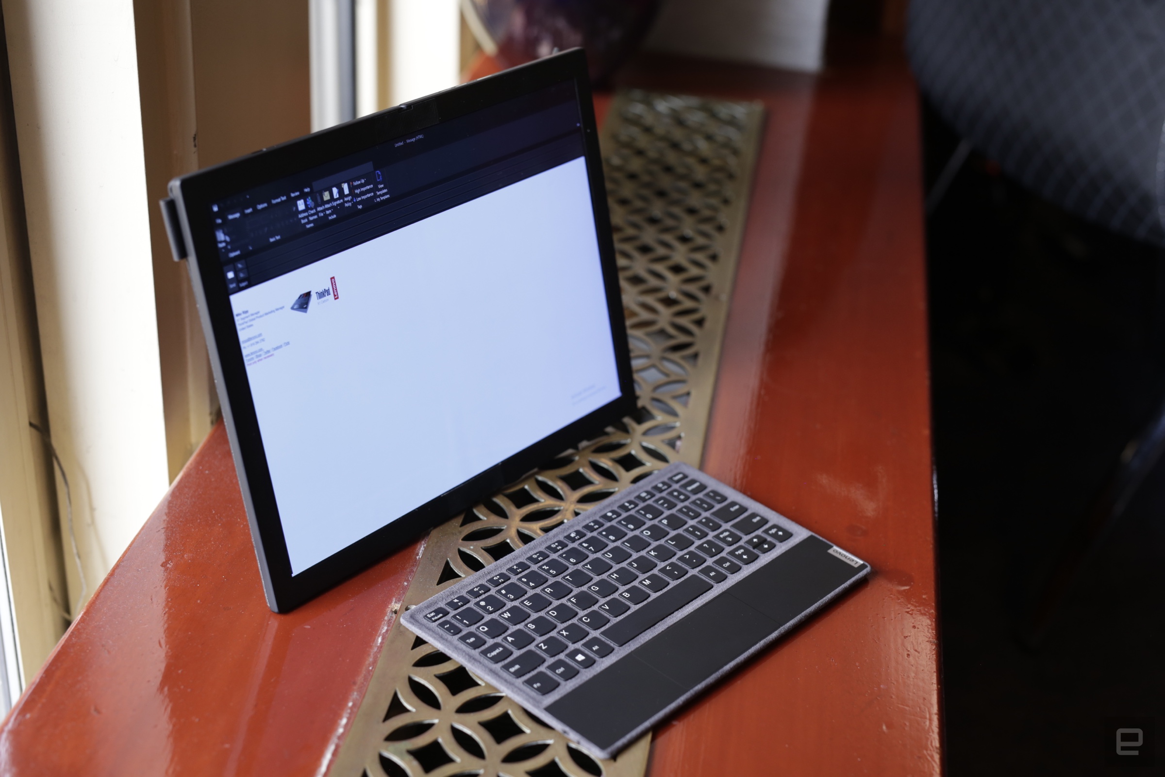 Lenovo ThinkPad X1 foldable concept PC

Chris Velazco / Engadget