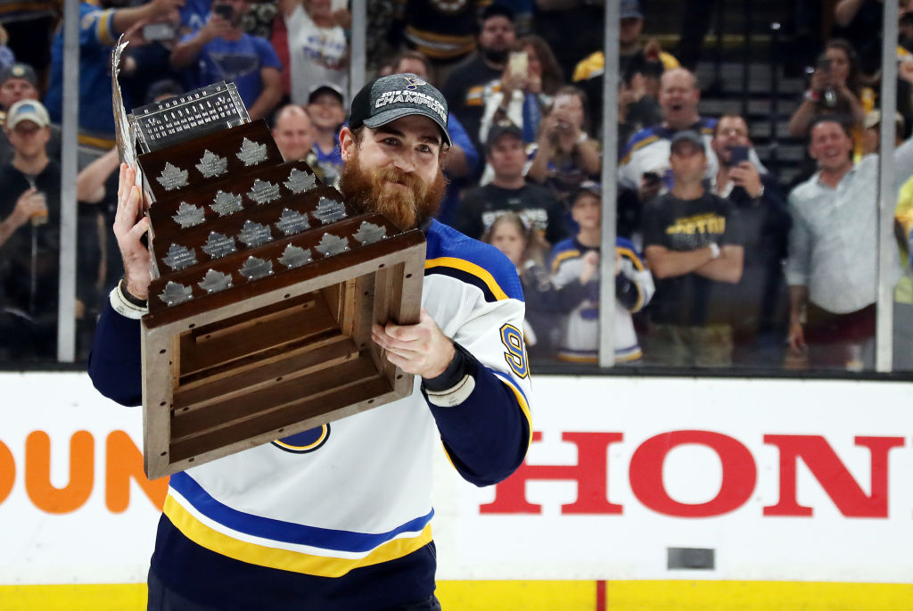 Fanatics Authentic Ryan O'Reilly St. Louis Blues Framed 16 x 20 2019 Stanley Cup Champions Conn Smythe MVP Collage with A Piece of Game-Used Net