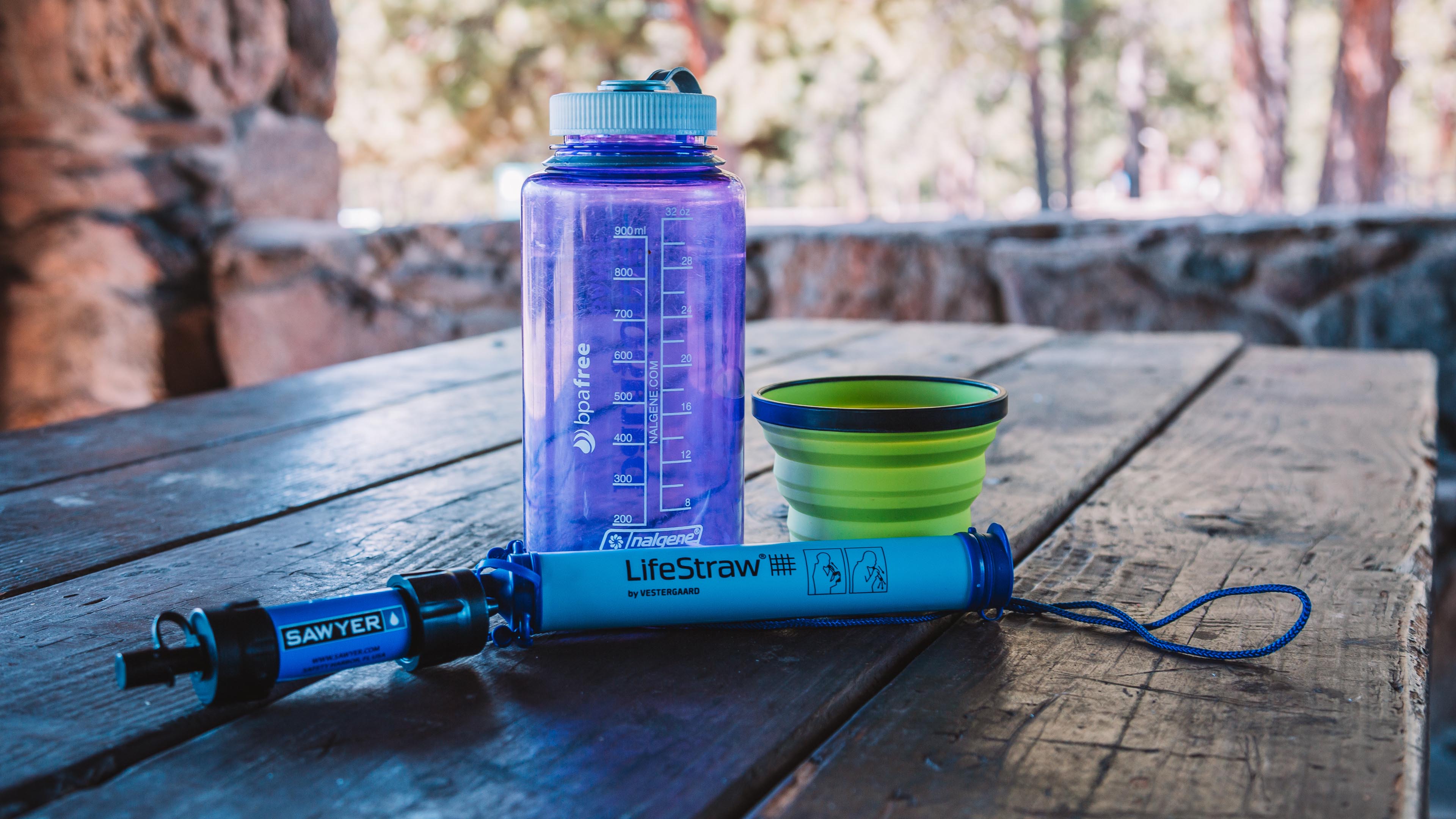 Summer Car Camping Gear - Nalgene