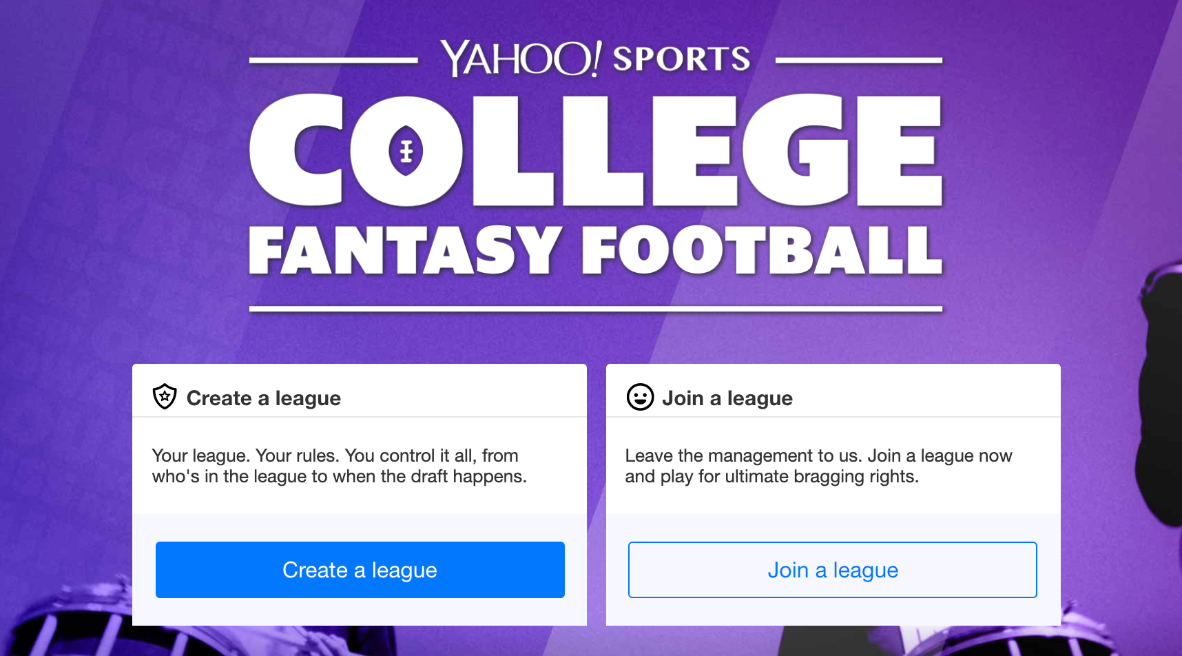 Yahoo Sports College Fantasy Football Is Open For 2019