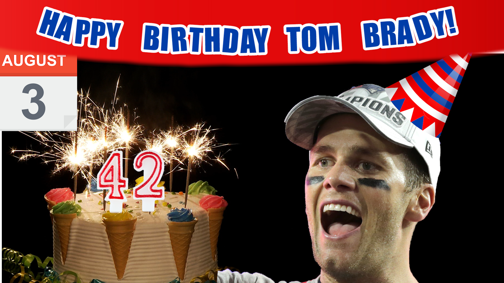 NFL stars roast Tom Brady on his 42nd birthday.