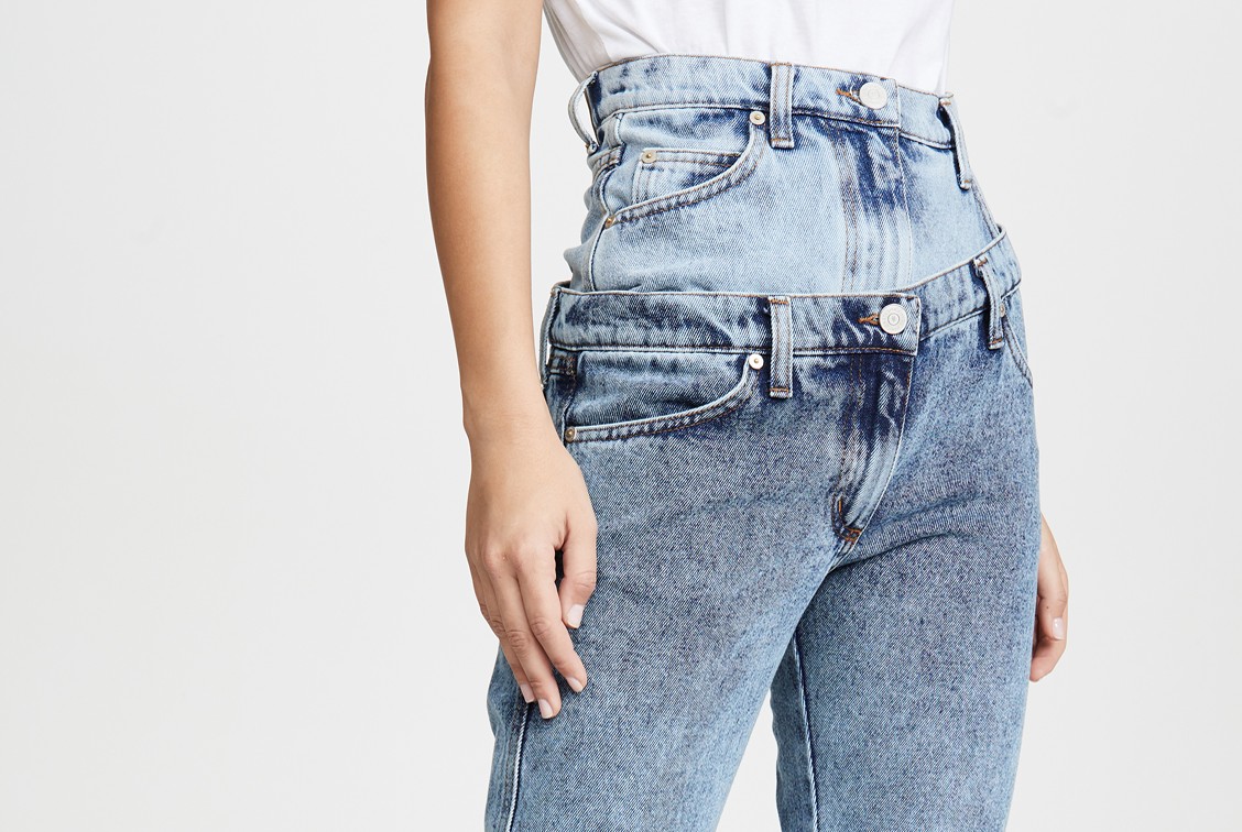 ASOS's Triple Waistband Jean Proves the Weird Jean Trend Isn't