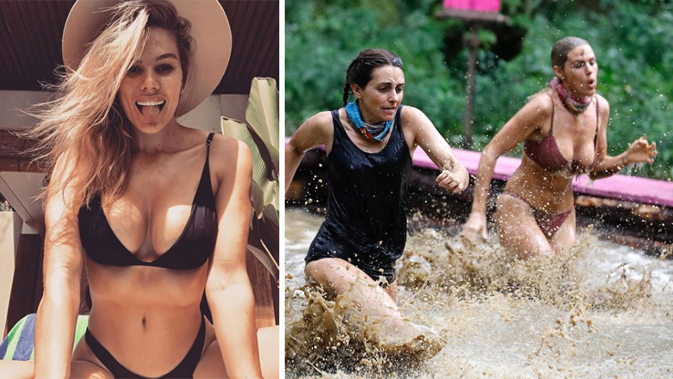 Survivor contestant hits back after outcry over 'skimpy' bikini.