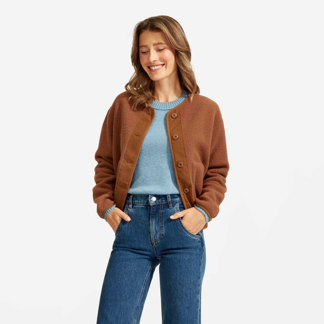 Everlane The ReNew Channeled Liner - ShopStyle Tops
