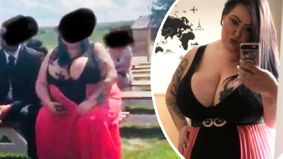 Woman slammed for 'trashy' dress at wedding as defenders say 'she