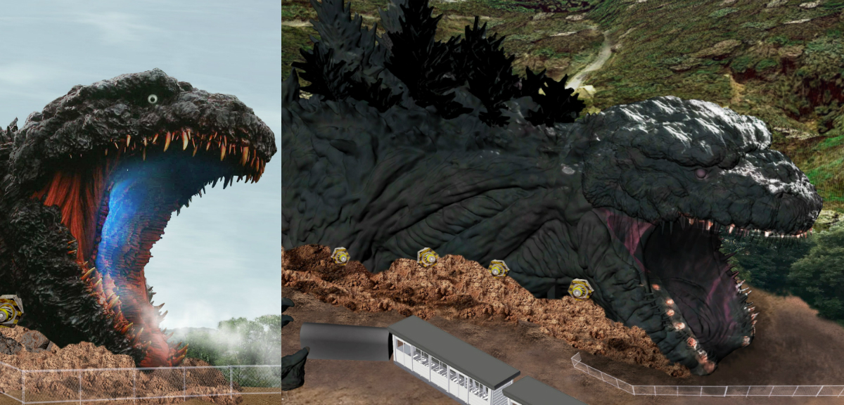 A Japanese Theme Park Is Building A Ginormous Life Size Godzilla