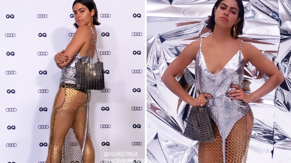 Mimi Elashiry rocks naked dress at GQ Men of The Year Awards 2019