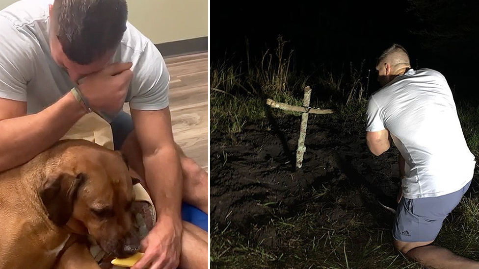 Tim Tebow posts heartbreaking video saying goodbye to his dog, Bronco