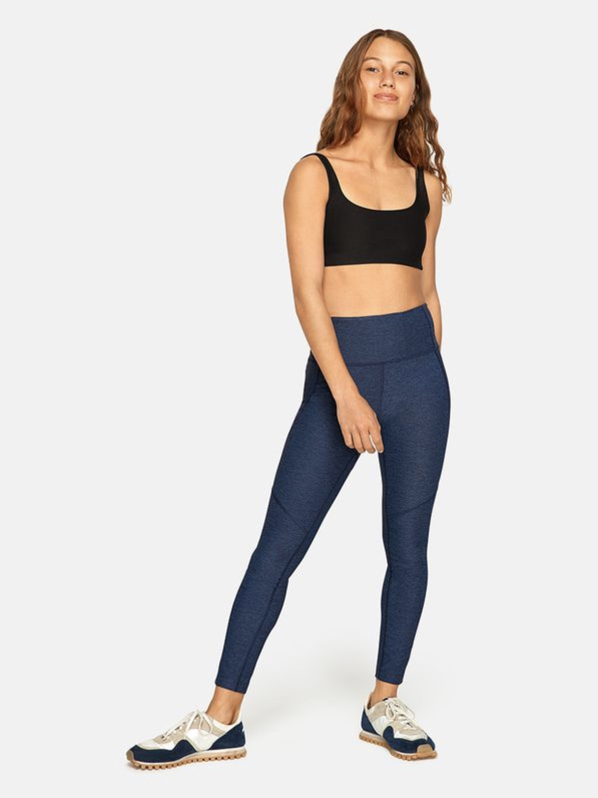 Outdoor Voices S Navy Blue Warm Up Leggings