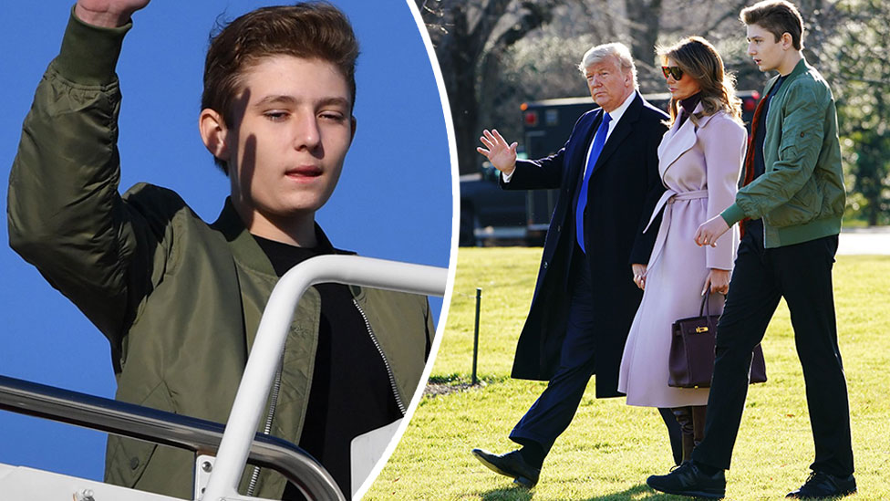 Barron Trump's height soars over 6ft 3in tall Donald