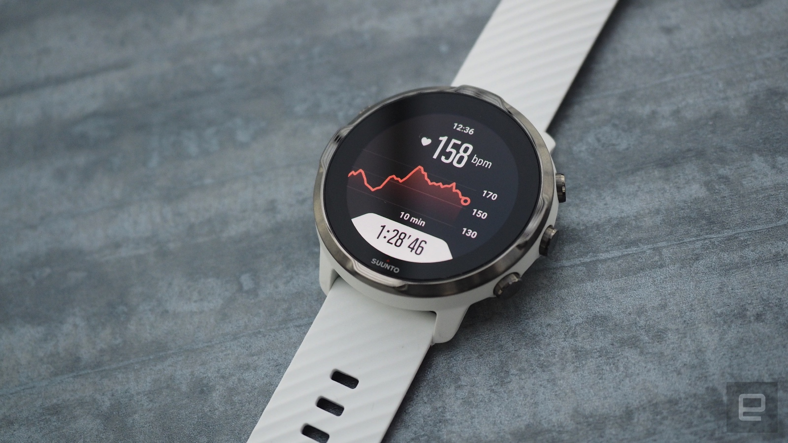 Suunto 7 white burgundy