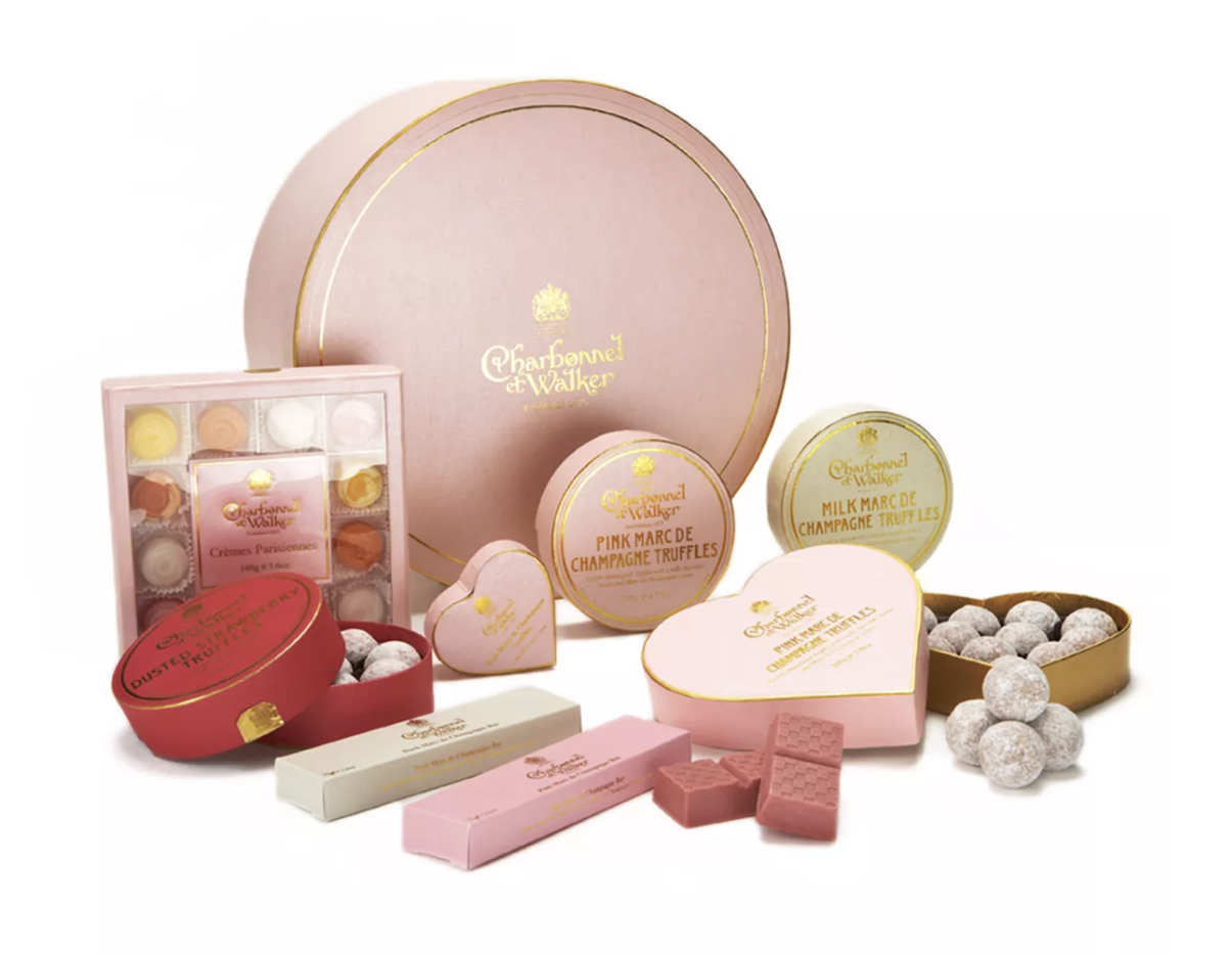 Charbonnel et Walker Pink Hamper Chocolate Assortment