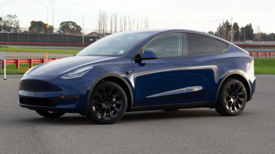 This is the production version of Tesla's Model Y