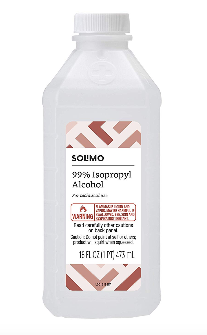 Solimo 99% Isopropyl Alcohol First Aid Antiseptic For Technical Use