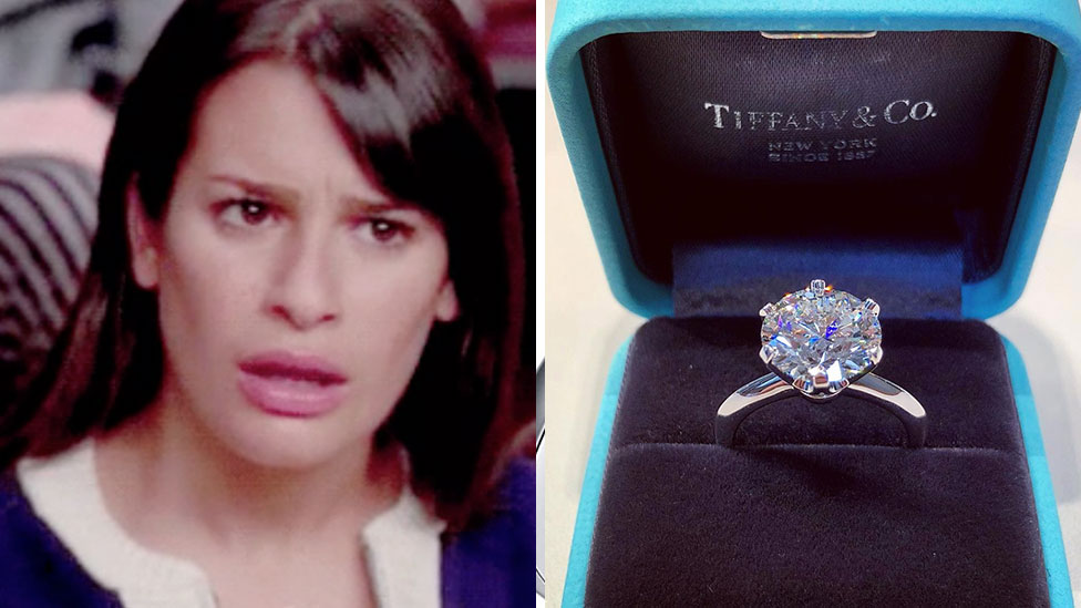 fake tiffany engagement ring