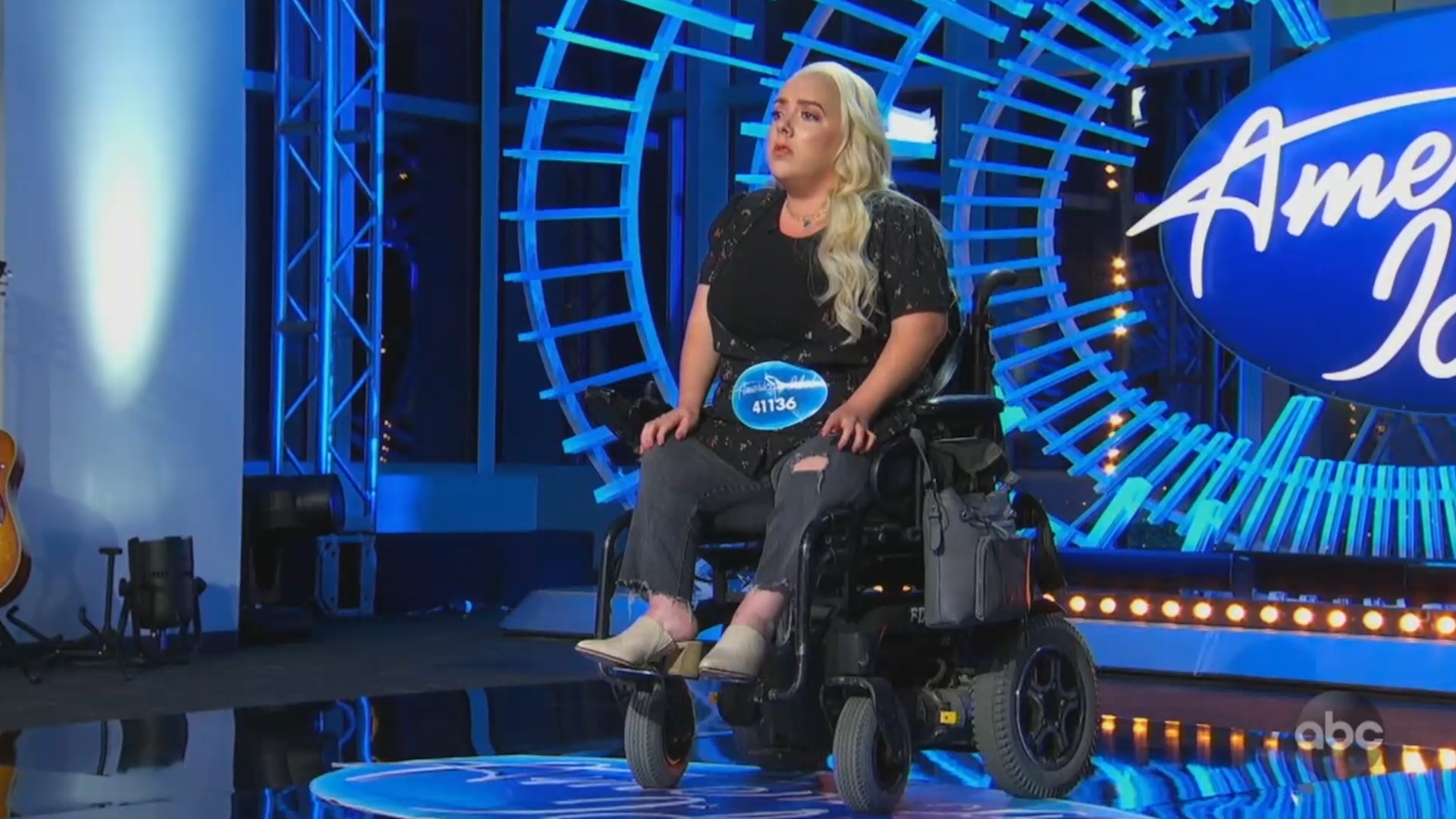 Standout singer in a wheelchair 'It's time for an American Idol that