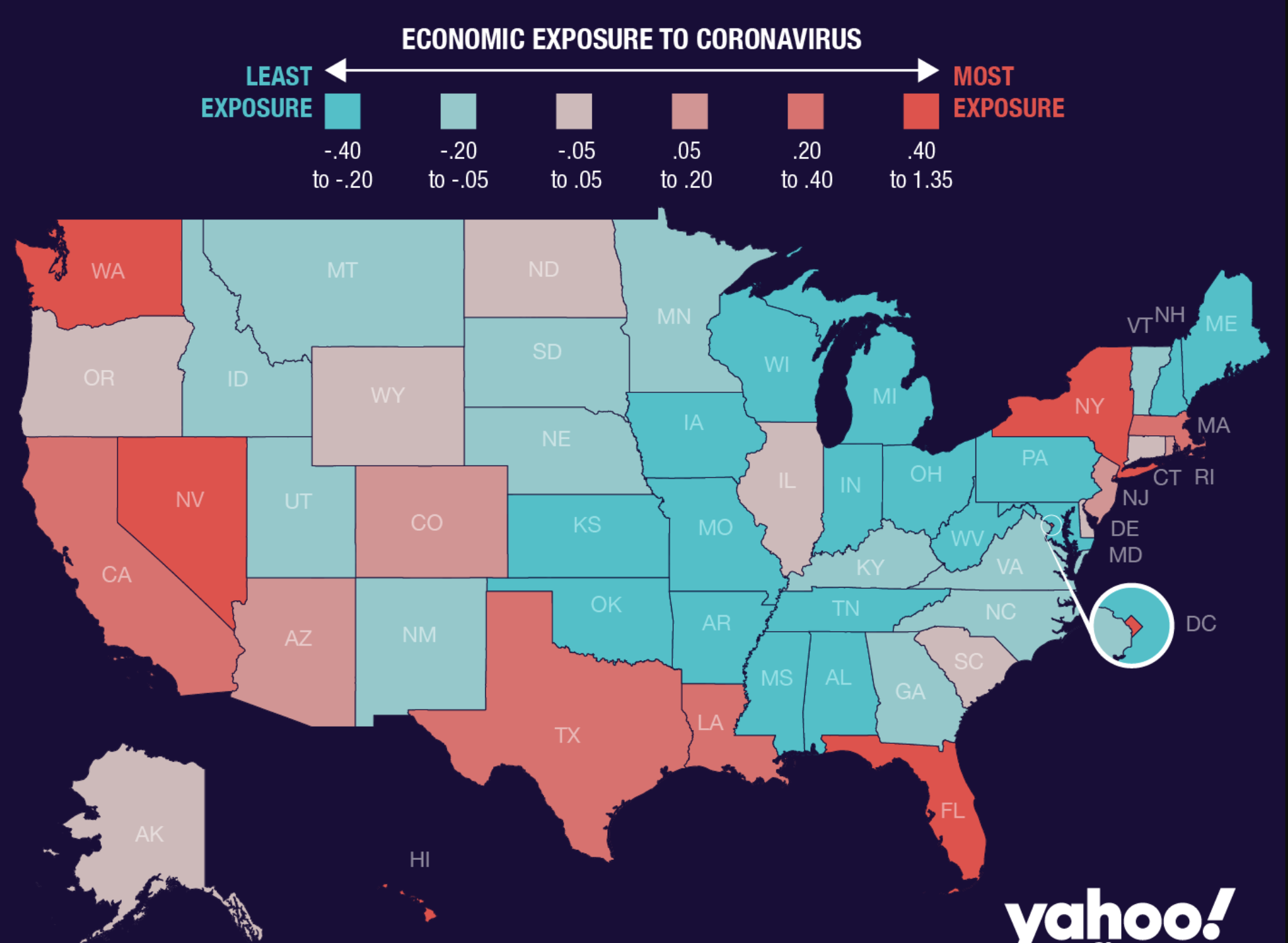 Coronavirus will likely hit these states hardest ...