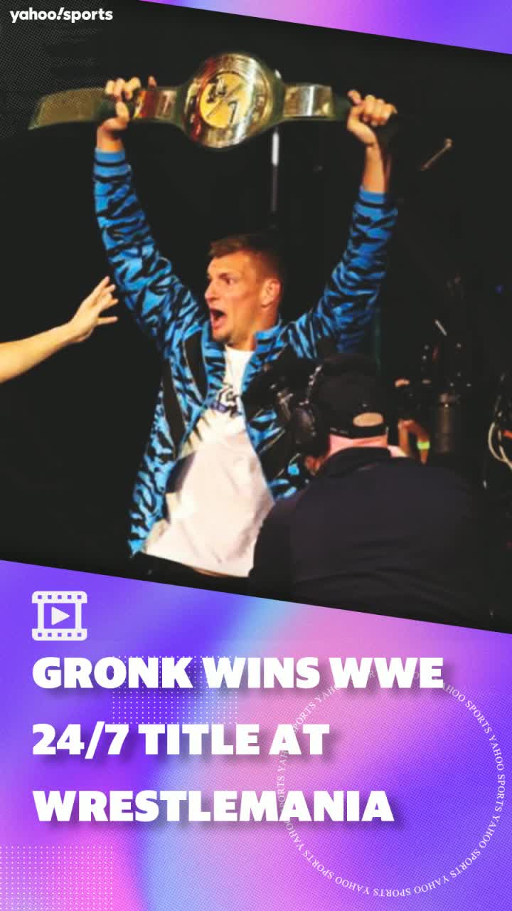 Rob Gronkowski Wins Wwe 247 Championship At Wrestlemania