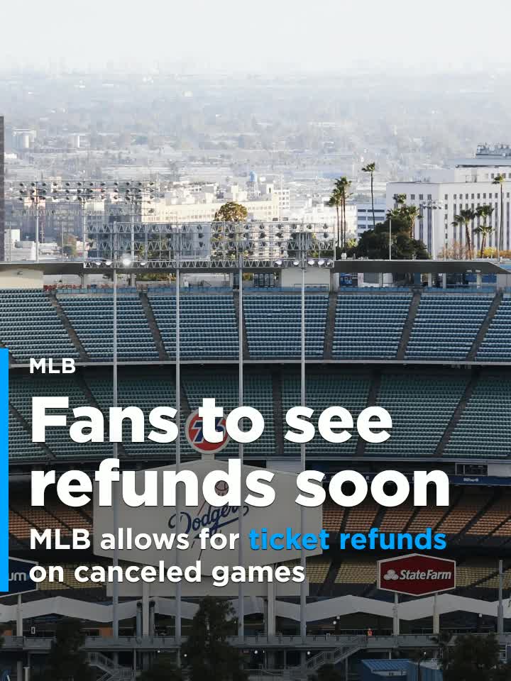 MLB to allow ticket refunds on canceled games Yahoo Sports