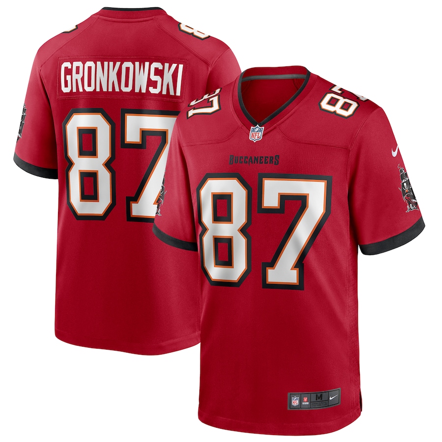 Outerstuff Rob Gronkowski Tampa Bay Buccaneers #87 Infants Toddler Red Home Game Day Jersey