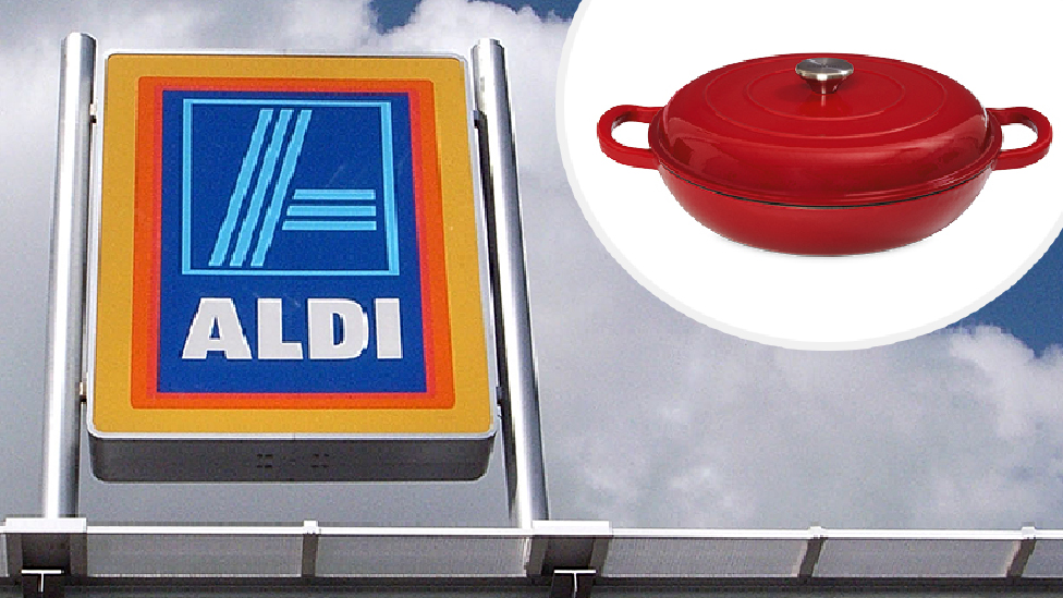 Aldi's bargain dupe for luxury Le Creuset cast iron cookware