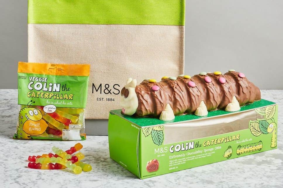 M&S launches Colin The Caterpillar birthday hamper delivery