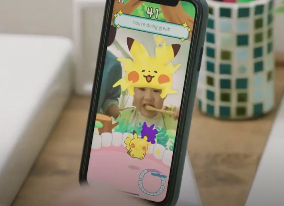 Pokémon Smile uses augmented reality to teach kids how to brush their teeth