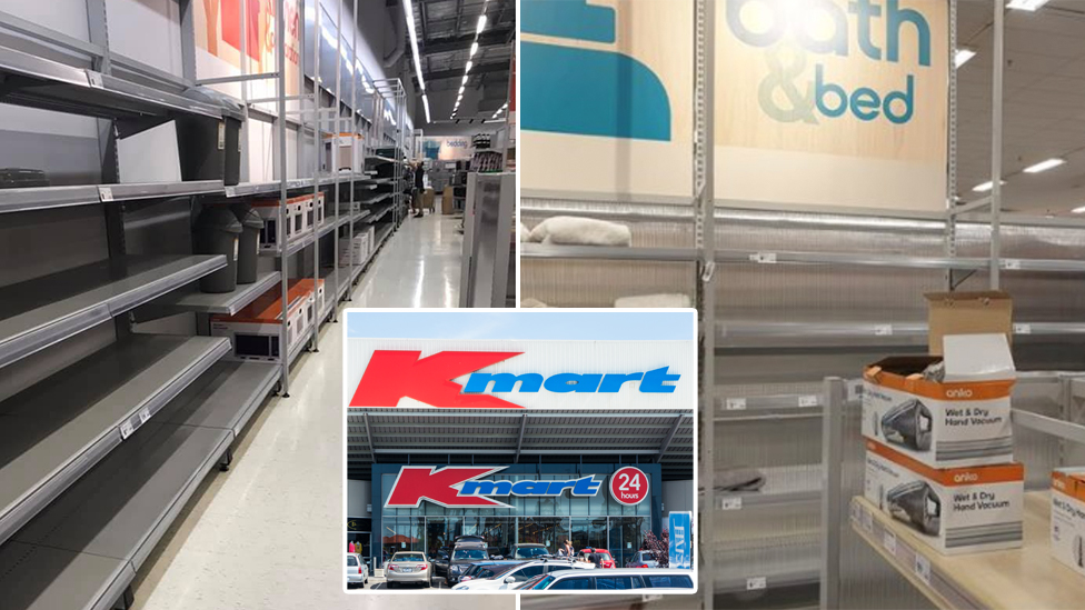 Kmart Shelves Stripped Bare As Chinese Made Stock Runs Dry