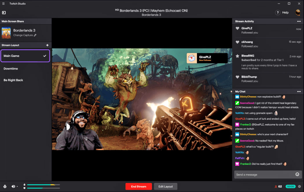 twitch streaming software for mac