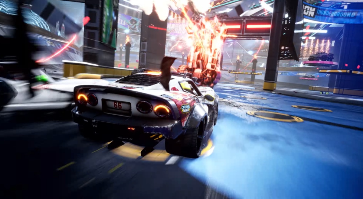 Destruction Allstars' for PS5 asks why 'Rocket League' has a ball