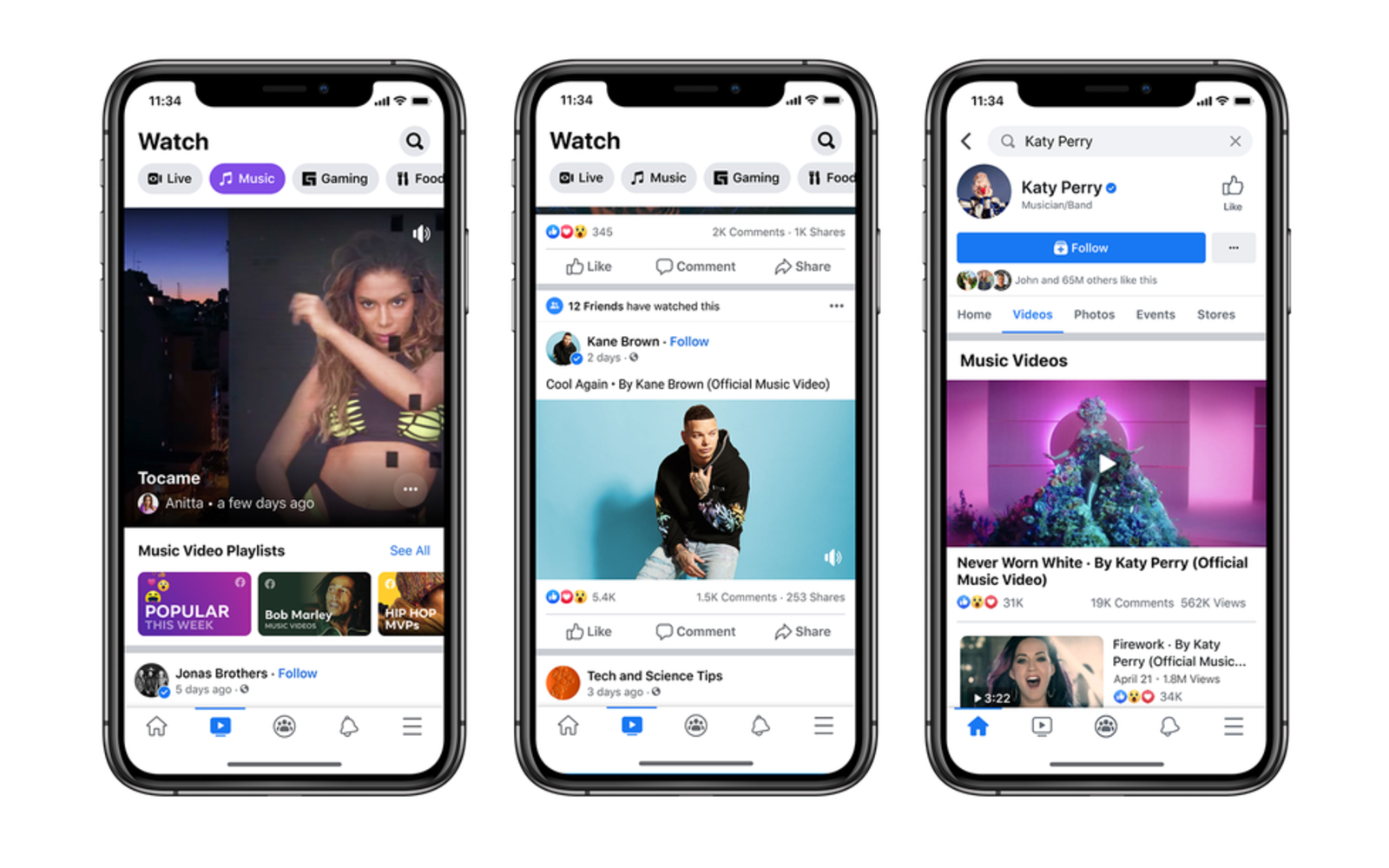 Facebook Adds Official Music Videos To News Feed And Watch Wilson S Media - roblox id drake god pan