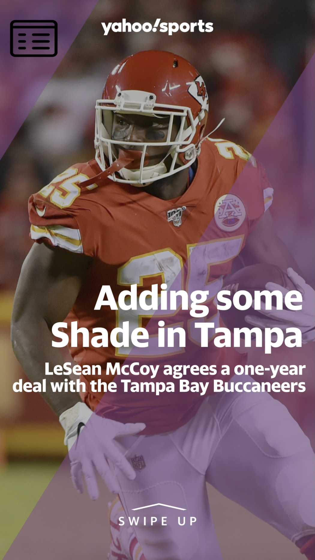 The Tampa Bay Buccaneers have to use LeSean McCoy more