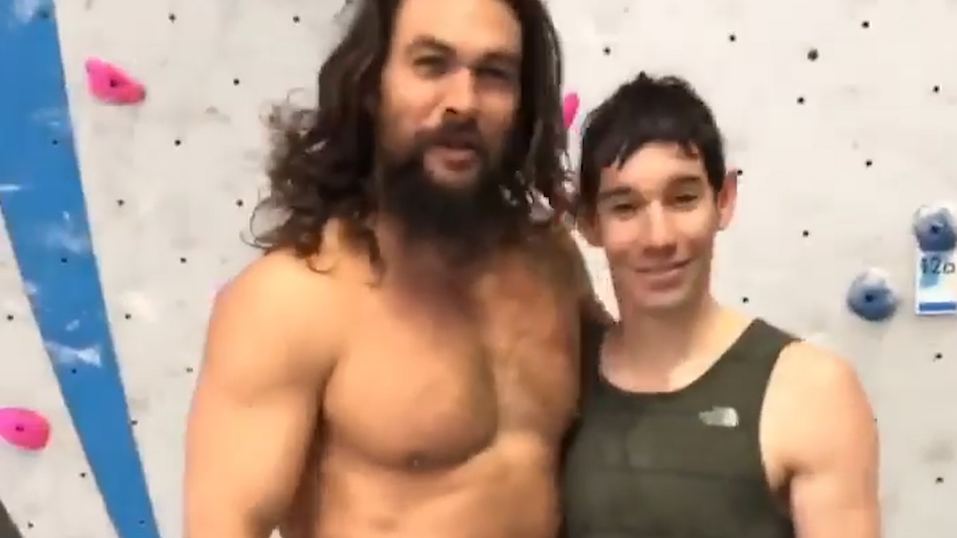 Jason Momoa Is An Avid Rock Climber Video 9934