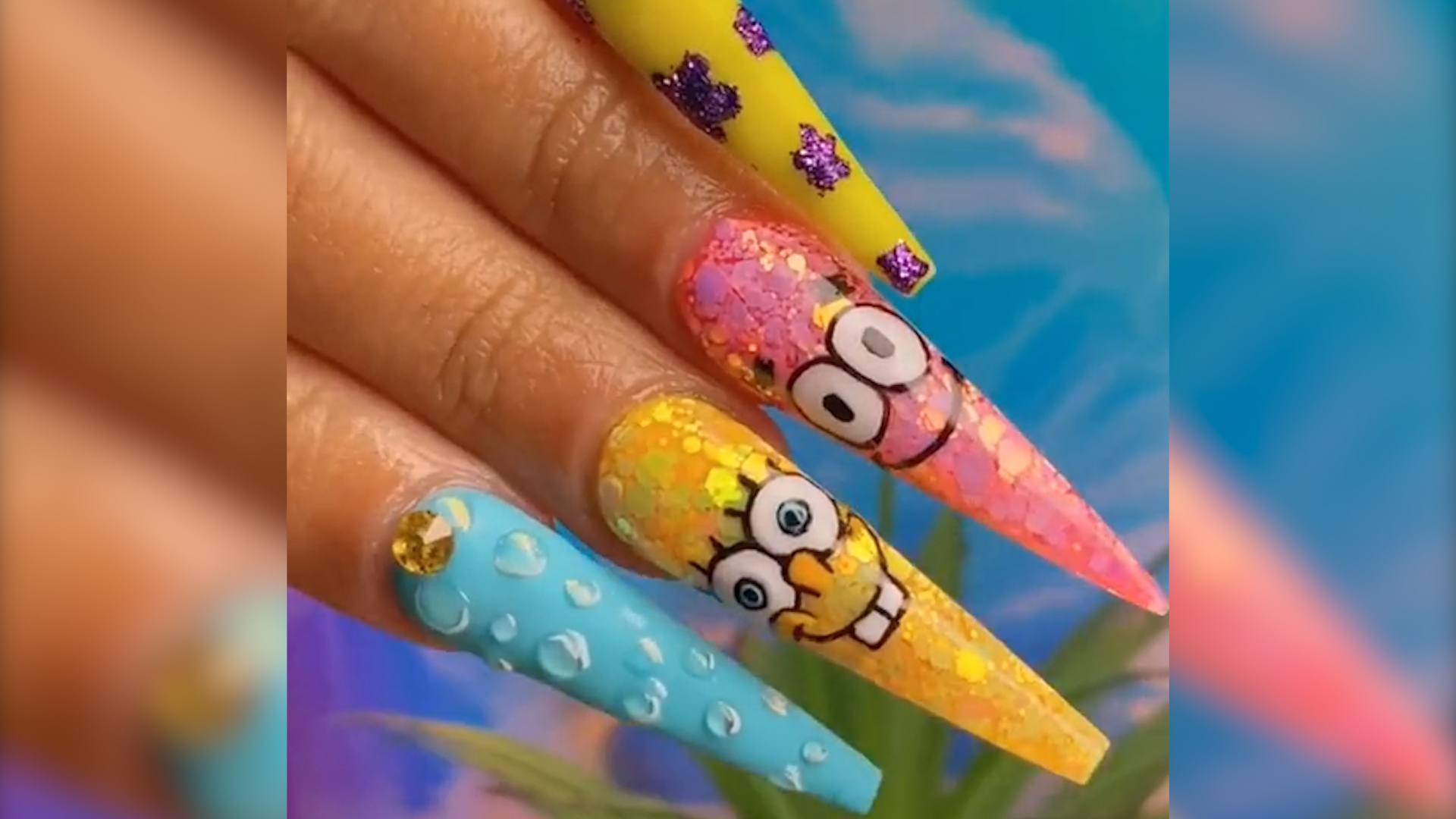 cartoon nails