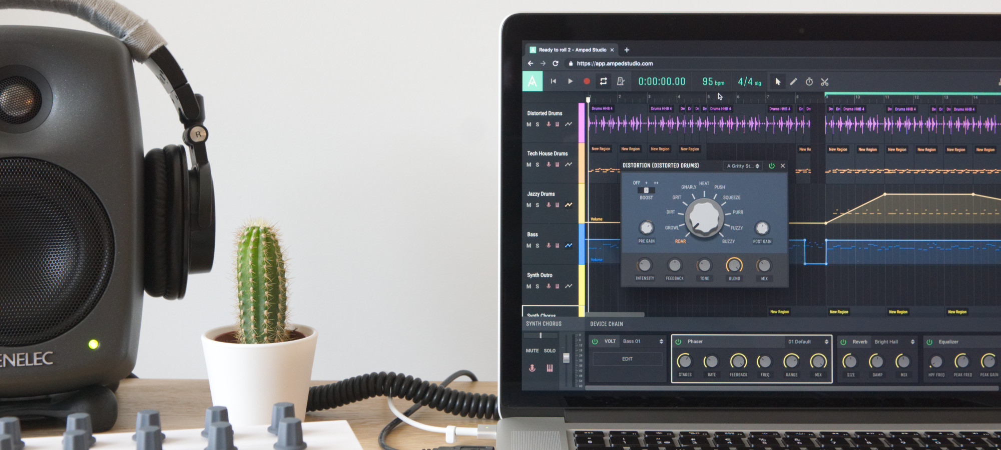 photo of Amped Studio offers 'experimental' VST plugin support for its online DAW image
