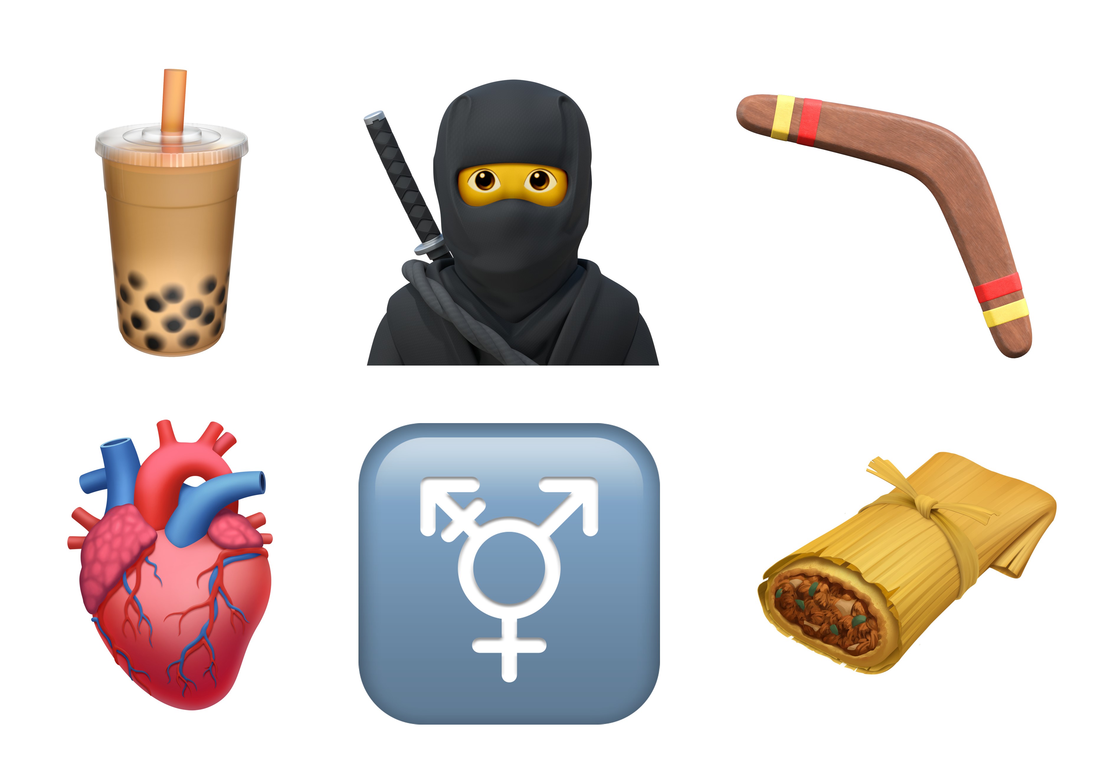 New Iphone Emoji Are Ninja Tamale And Boomerang Available From Ios 14 Engadget 日本版