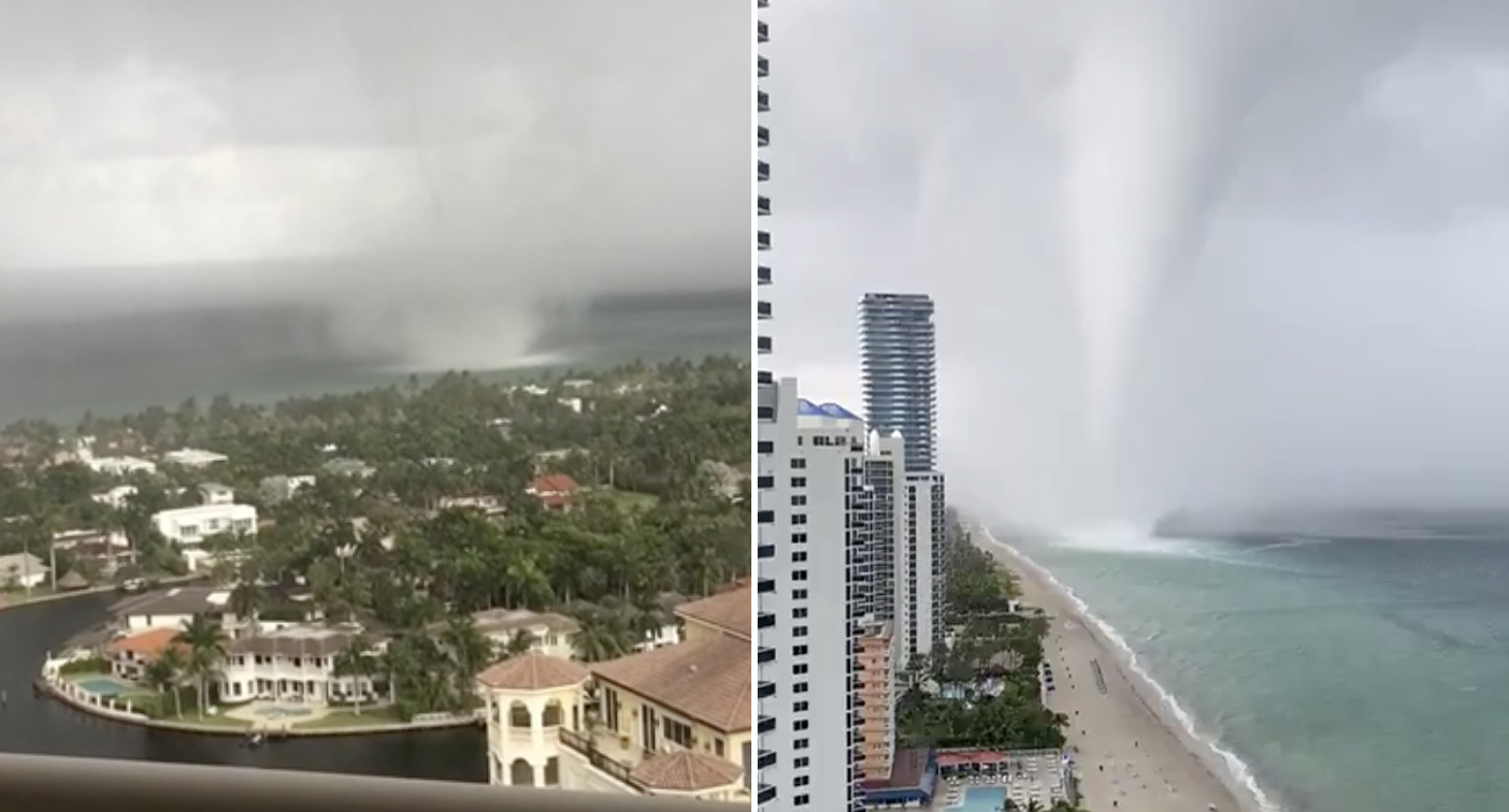 Florida water spout turned tornado smashes beachfront homes