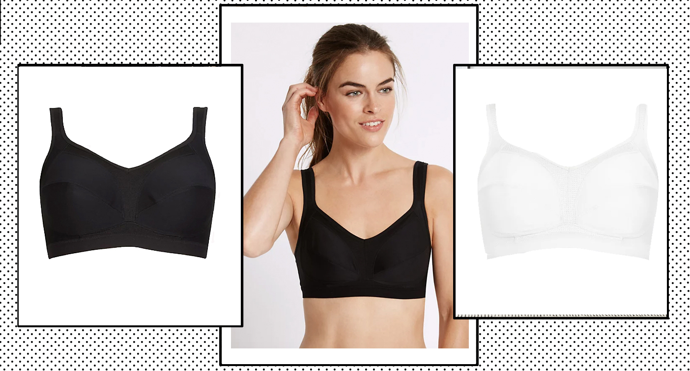 tek gear medium support sports bra