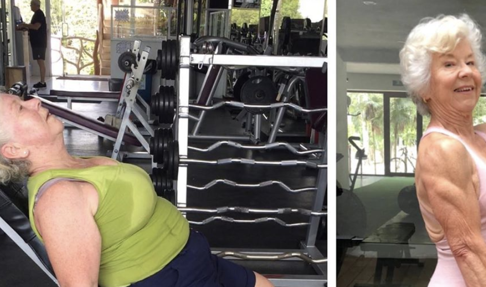 73-year-old workout junkie shows off incredible transformation in