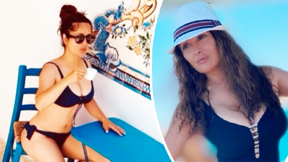 Salma Hayek, 53, baffles fans with 'sexiest' swimsuit snap