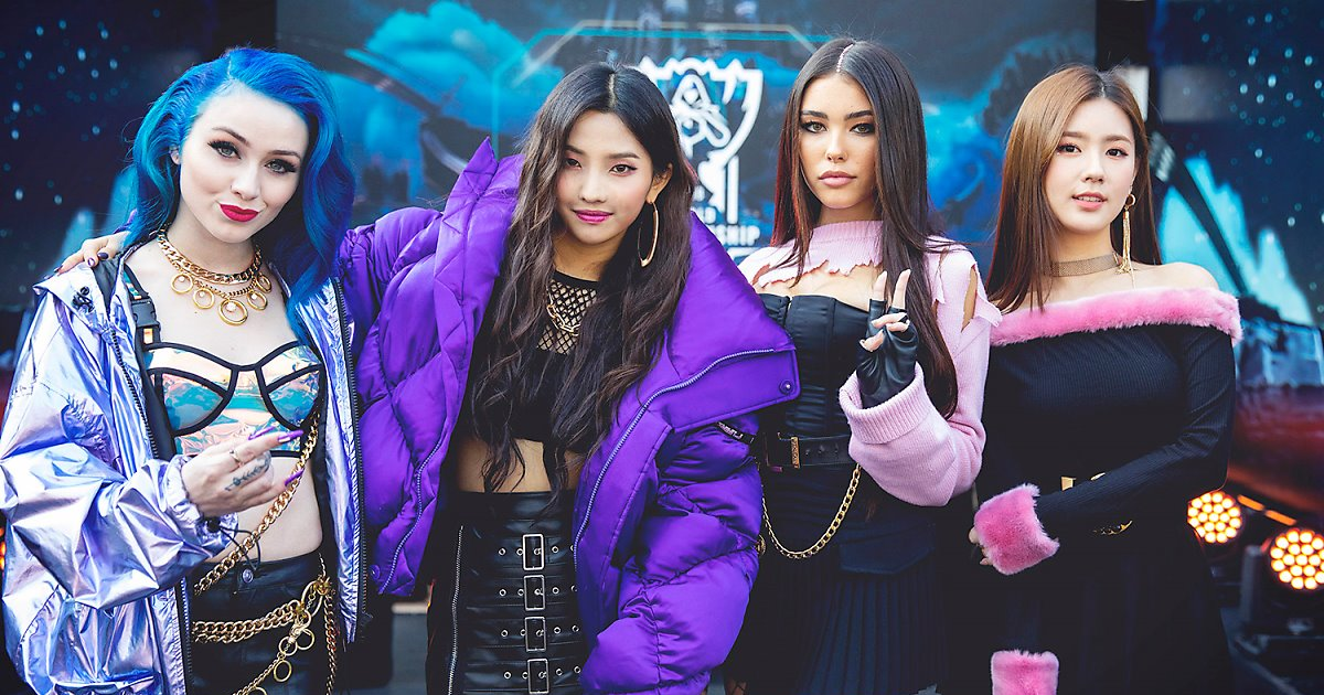 (G)I-DLE, Лекси лю, Джейры Бернс и Серафины). KDA Pop Star группа. KDA группа певицы. KDA участницы.