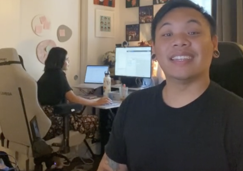 Quarantined Couple Stuns With Impromptu Work From Home Duet Make Her The Next Disney Princess