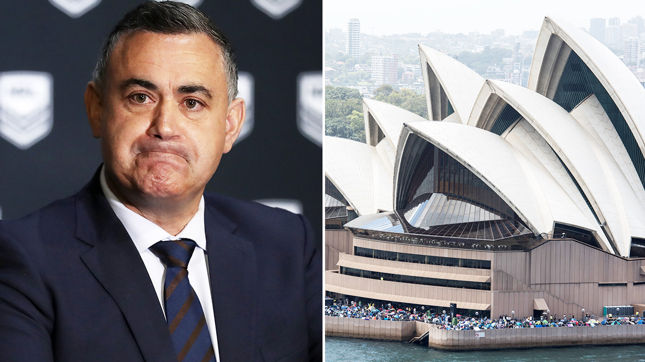 Afl 2020 John Barilaro Slams Sydney Opera House Disgrace