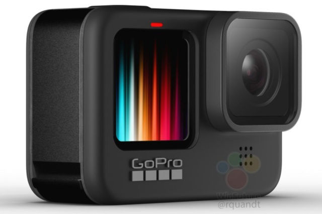 GoPro Hero 9 的前置螢幕似乎也會是彩色的耶