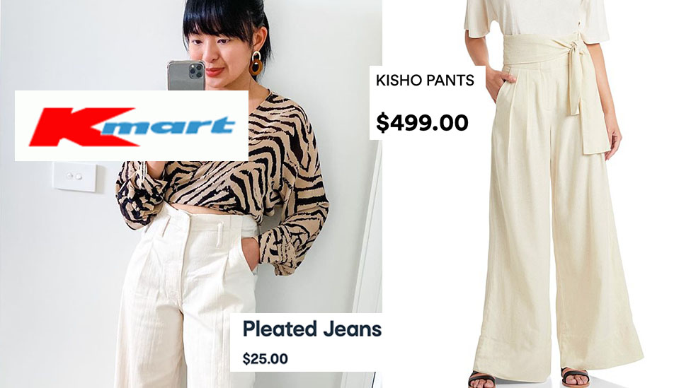 $25 Kmart pants a 'beautiful' alternative to $499 designer pair