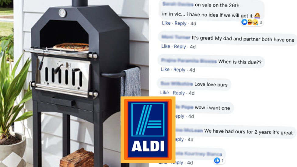 Aldi's sell out wooden pizza oven for kids is back for Christmas