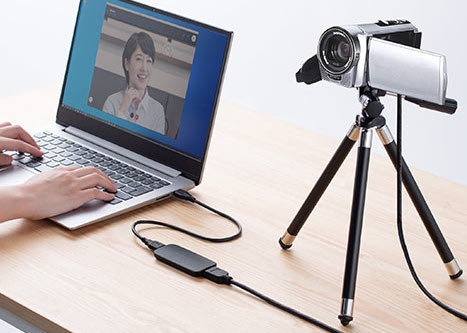 サンワサプライ 手持ちのカメラをwebカメラにできるhdmiアダプタ発売 Engadget 日本版