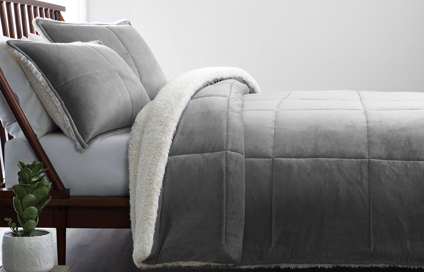 white ugg bedding