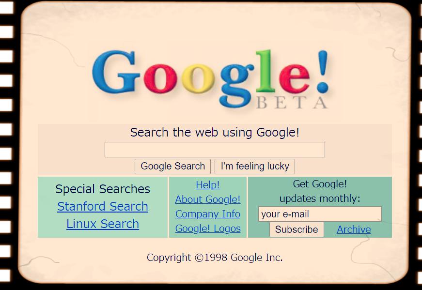 1998年9月27日 インターネット検索サイトの Google が誕生しました 今日は何の日 Engadget 日本版