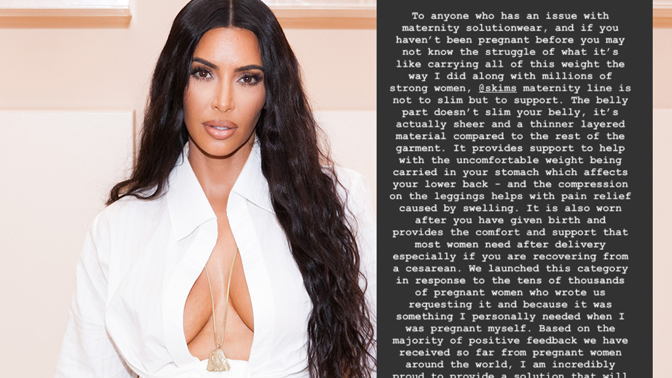 Kim Kardashian Just Shuts Down Jameela Jamil Over Skims Maternity Line